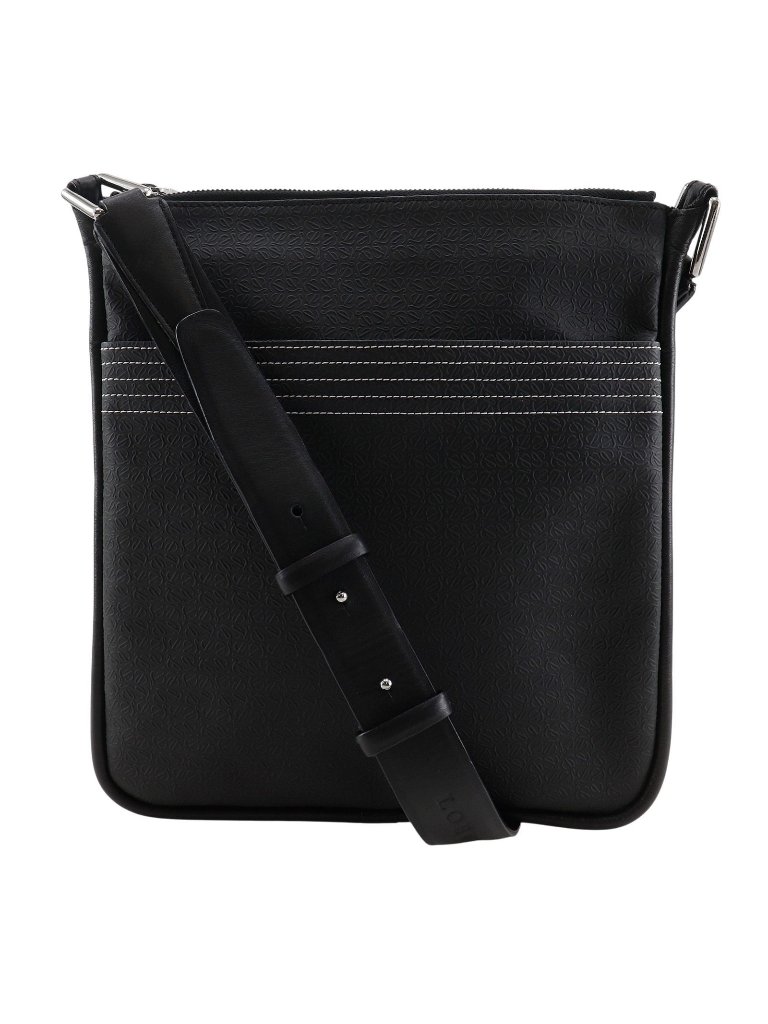 Loewe Repeat Anagram Black Shoulder Bag